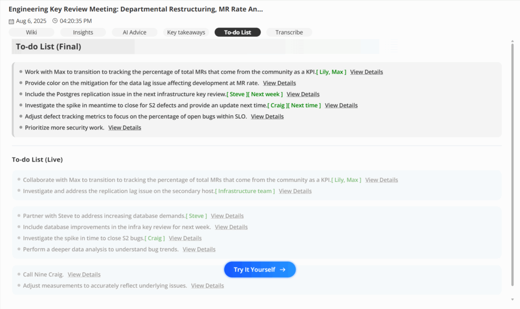 Proactor AI To-do List