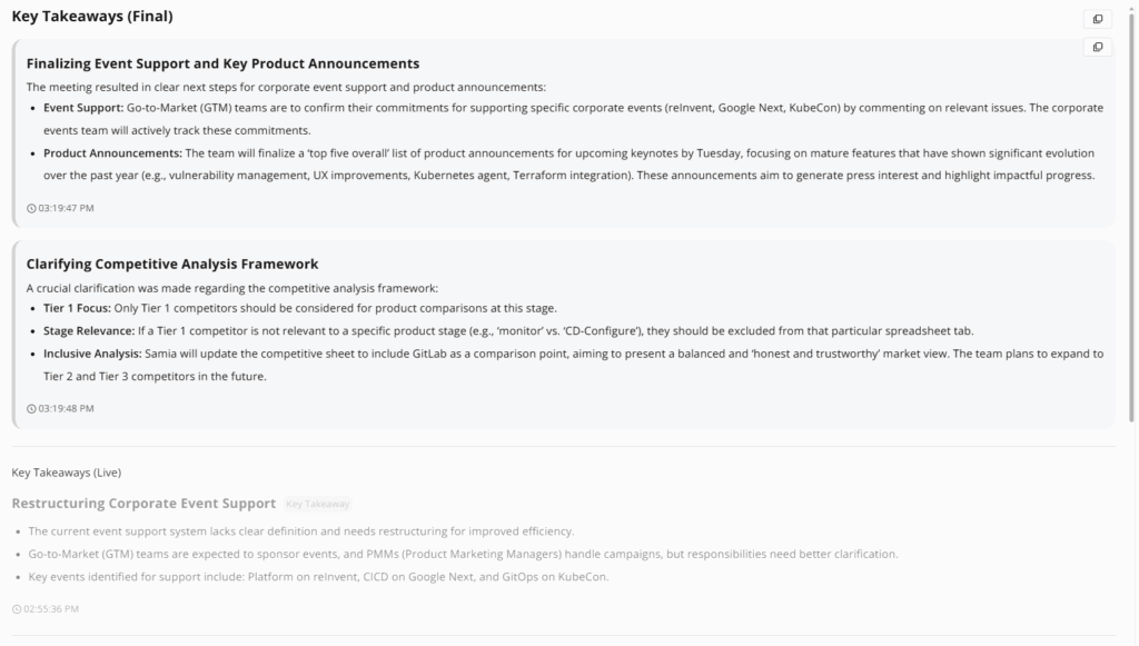 Key takeaways for Proactor