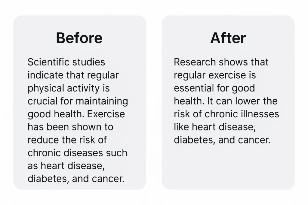 Objective Summary: Before vs. Better